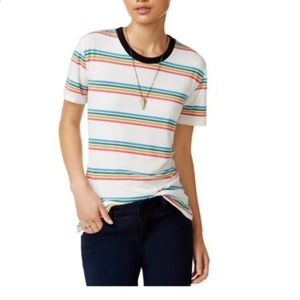 Carbon copy rainbow shirt L